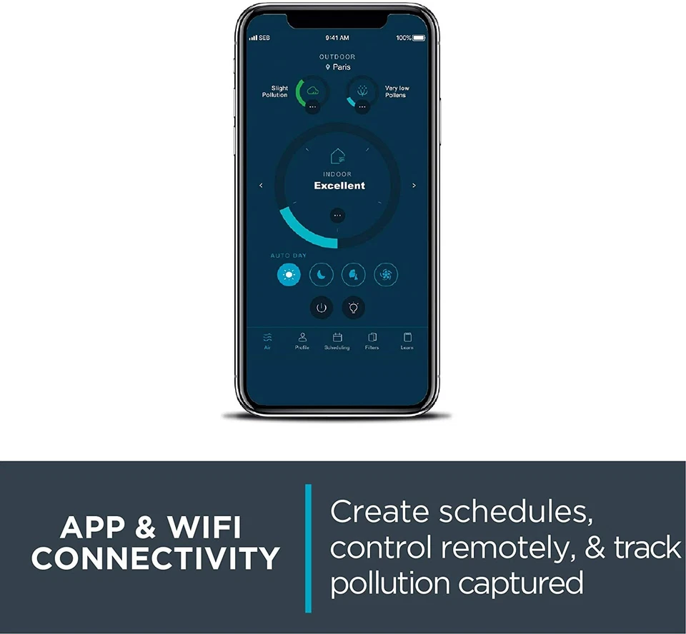 Nuevo Purificador de Aire Puro Rowenta PU3080,HEPA y Filtros de Carbón Activo.Conexión WIFI Foto 2 de 4