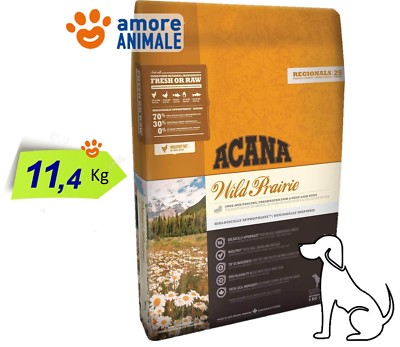 Acana Hund Regional Wild Prairie 11,4 KG - Kroketten für Hunde Essen für Hunde
