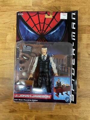 Spider-Man Movie Action Figure J. Jonah Jameson w/ Desk