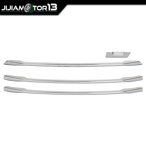 Cubiertas de parrilla plateadas para parrilla plateadas aptas para 2016-2018 Chevy Silverado 1500 LT Z71 - Imagen 3 de 12