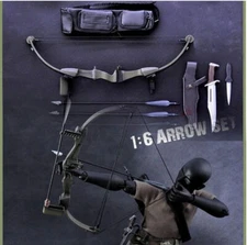 12" Action Figure Doll Weapon Model X-TOYS 1:6 Scale Bow Arrow Set+Knife Toys