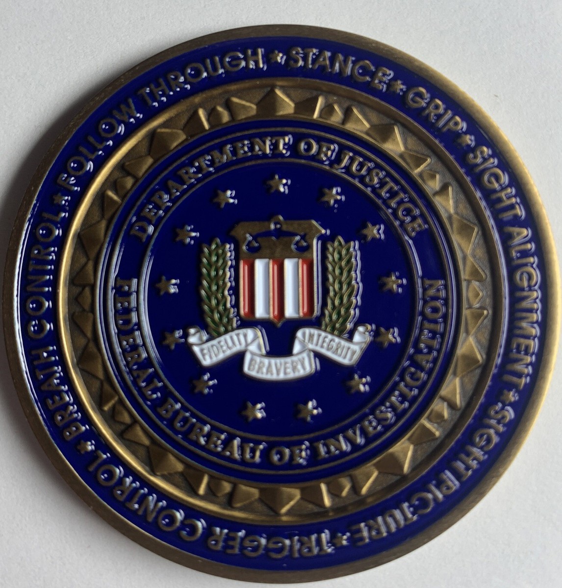 FBI Firearms Instructor Challenge Coin | eBay