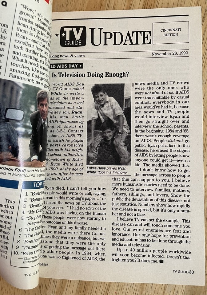 TV Guide: Nov. 26-Dec. 4, 1992 - John Ritter & Markie Post - Maggie ...