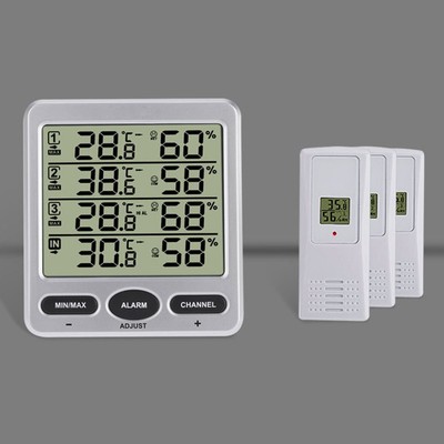 Thermomete Thermomete messen Echtzeit Temperatur stabil 4 verschiedene Standorte