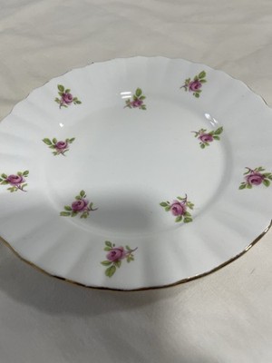 Vintage Royal Albert Vergissmeinnicht Rose Salatteller. Made In England. Bone China