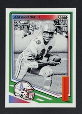 2025 Panini Score Football NFL Base Cards #299 Ken Houston Oilers 