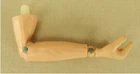 Vintage 1970 Hasbro GI Joe AT Figure Right Elbow Forearm Hand Arm Parts C8