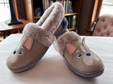 BOBS Skechers Too Cozy Dog Attitude Slippers Slip-on Shoes women's size 6.5