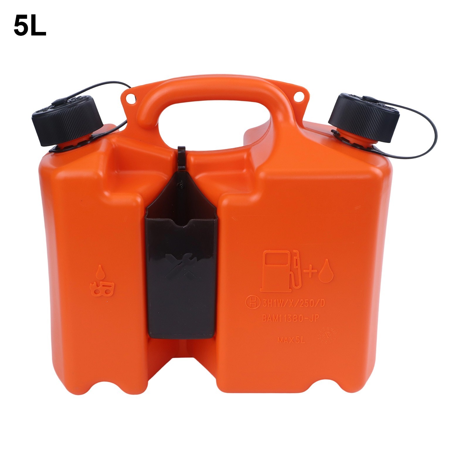 5L Heavy Duty Fuel & Bar Oil Combi Can with Tool Carriers for Chainsaws