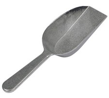 4-Ounce Aluminum Utility Scoop with Flat Bottom for Ice Flour Candy