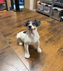 VTG 1988 Castagna Original Jack Russell Terrier Figurine Made in Italy, Ex Cond.