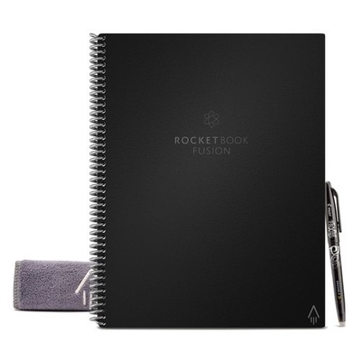 Rocketbook Fusion Smart Reusable Letter Size Notebook, 8-1/2'' x 11'', 7 Subjects,