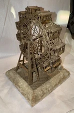 Rare Antique Paris Exposition Articulating Ferris Wheel Souvenir Pin Cushion