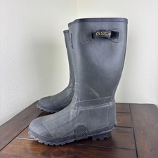 Itasca Scent Free Boots Mens Size 12 Green Rubber Waterproof Rain Hunting Work