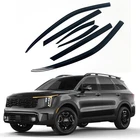 Smoke Black Side Window Visors Wind Deflector 6p for 2026 KIA SORENTO