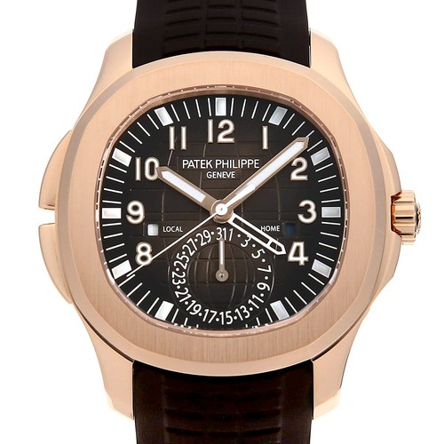 PATEK PHILIPPE Aquanaut Travel Time 5164R-001 second hand mens