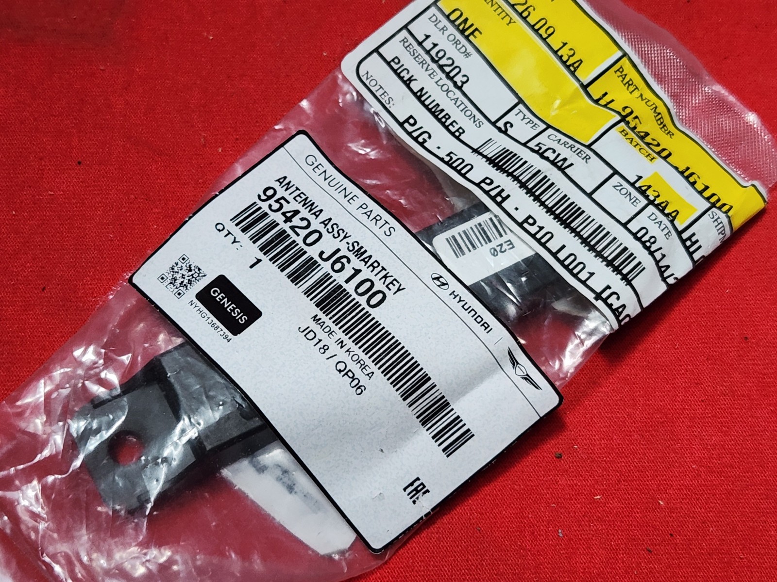 2023-24 Kia Telluride Door Keyless Antenna Module 95420-J6100   CHECK # 4 CAR