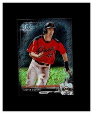 2017 Bowman Chrome Mini Prospects Black Shimmer Refractor Steven Duggar /100