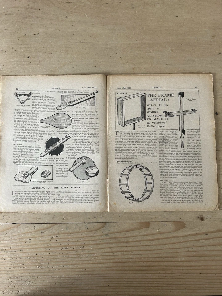 Hobbies April 18th 1931 No. 1852 Antiquarian Magazine See Pictures - Image 3 of 4