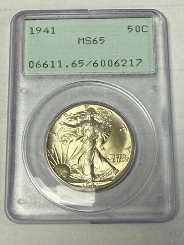 1941 50c Walking Liberty Half PCGS MS 65 Rattler
