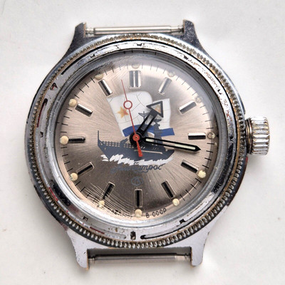 Vintage Vostok 2414A Amphibia Soviet wrists watch man Russian komandirskie