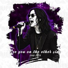 Ozzy Osbourne Sticker Die Cut Laminated