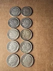 lot of 10 roosevelt silver dimes All 1960s D And Philly