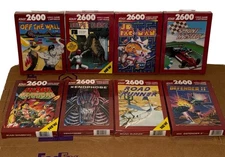 Atari 2600 Lot of  8 Red Boxes Factory Sealed Video Games. Mint NOS.  Lot #002