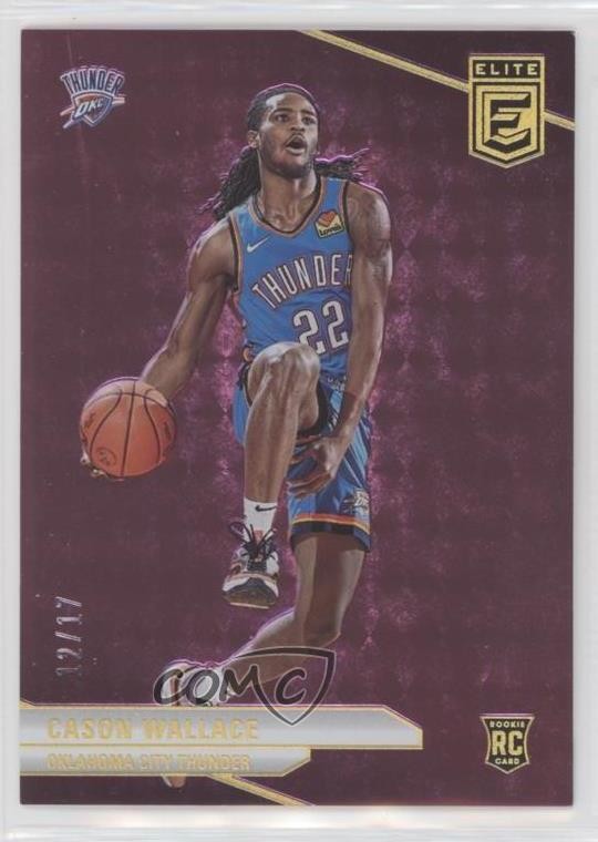 2023-24 Donruss Elite Rookies FOTL Pink 12/17 Cason Wallace #219 Rookie RC 00aj