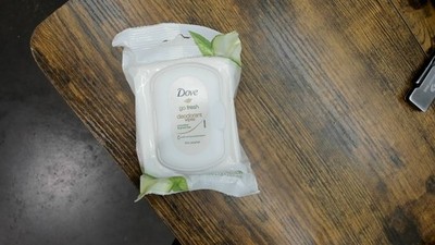 Dove Go Fresh Deodorant Wipes Cucumber & Green Tea 3 Pack