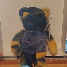 Salvino's B-Ball Bammers Magic Johnson 32 Plush Bear 1999 Ages 3  Up 3-4 8-11