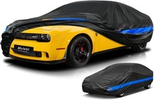 Car Cover Waterproof All Weather for Automobiles, Universal Fit Dodge Challenger