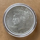 1924 Peace Silver Dollar 90% Silver 0.7734 oz Features Lady Liberty with Crown
