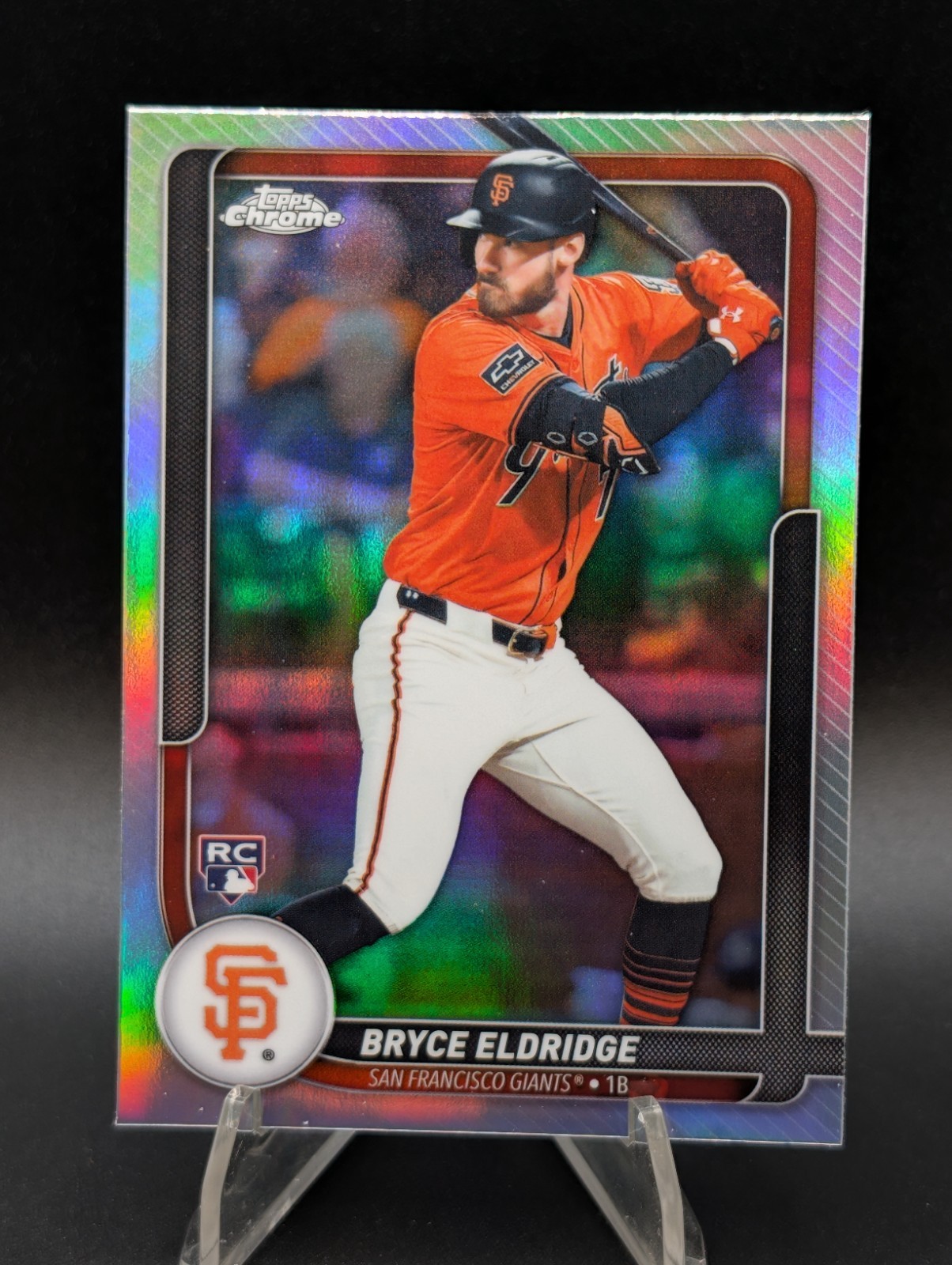 Bryce Eldridge #79 2026 Topps Series 2 Flagship Collection Chrome RC