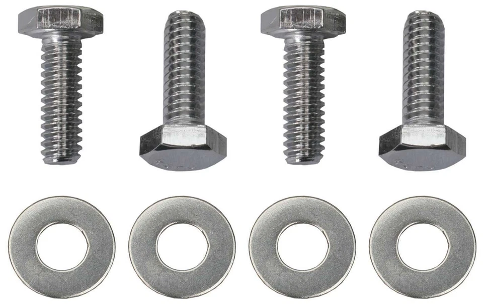 Trans-Dapt 9781, Set of 4 Chrome Steel V.C. Chrome Bolt Performance Racing Parts - Image 3 of 4