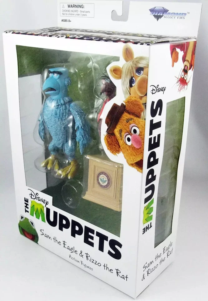 The Muppet Show - Sam the Eagle & Rizzo the Rat - Action-figure Diamond Select B - Photo 3/3