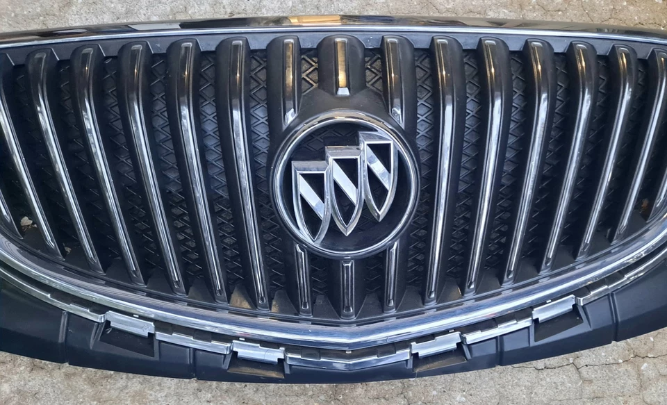 2012-2017 Buick Verano Front Grille Chrome & Gray 2013 2014 2015 2016 (D) - Imagem 3 de 4
