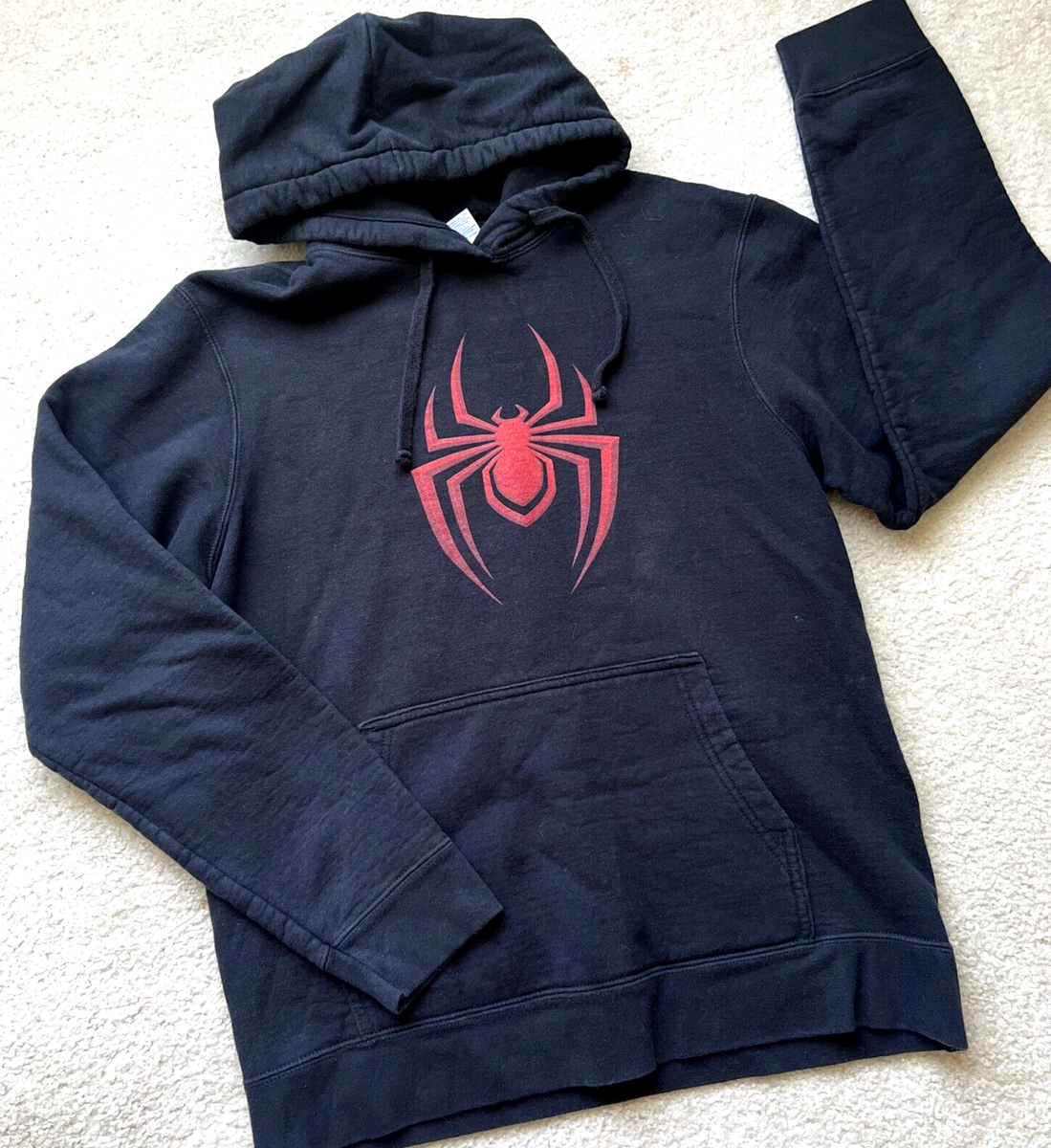 Marvel Spiderman Miles Morales Ultimate Black Red Sweatshirt