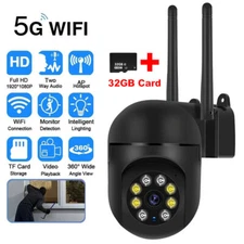 360 Wireless 5G WiFi Security Camera System Smart Outdoor Night Vision 1080P HD