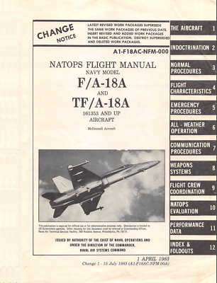 370 Page 1983 F-18 F-18A TF-18A Hornet A1-F18AC-NFM-000 Flight