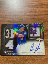 2014 Topps Triple Threads Black #108 Wilmer Flores Jersey Autograph  (31/35)
