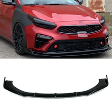 Front Bumper Lip JDM Body Kit Spoiler Splitter For Kia Forte GT