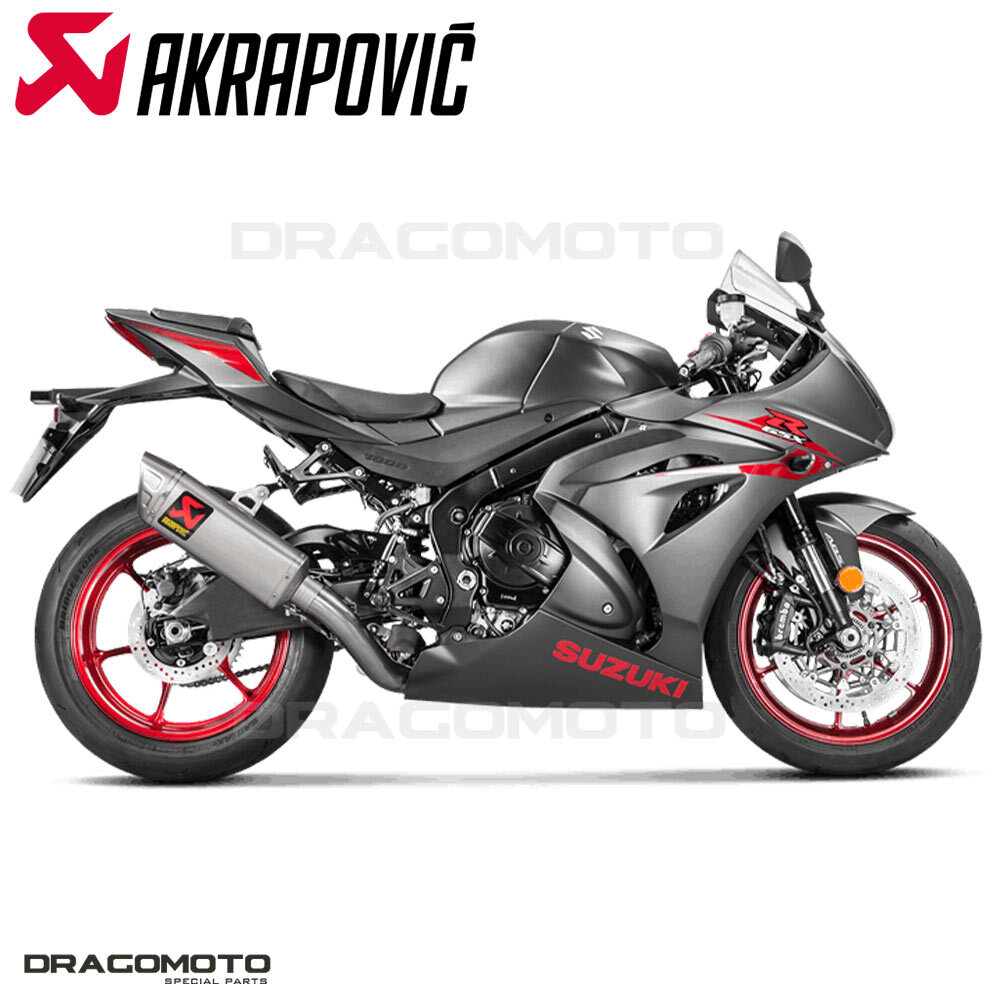 SUZUKI GSX-R 1000 2017-2025 Full exhaust AKRAPOVIC Evo RC S-S10E3