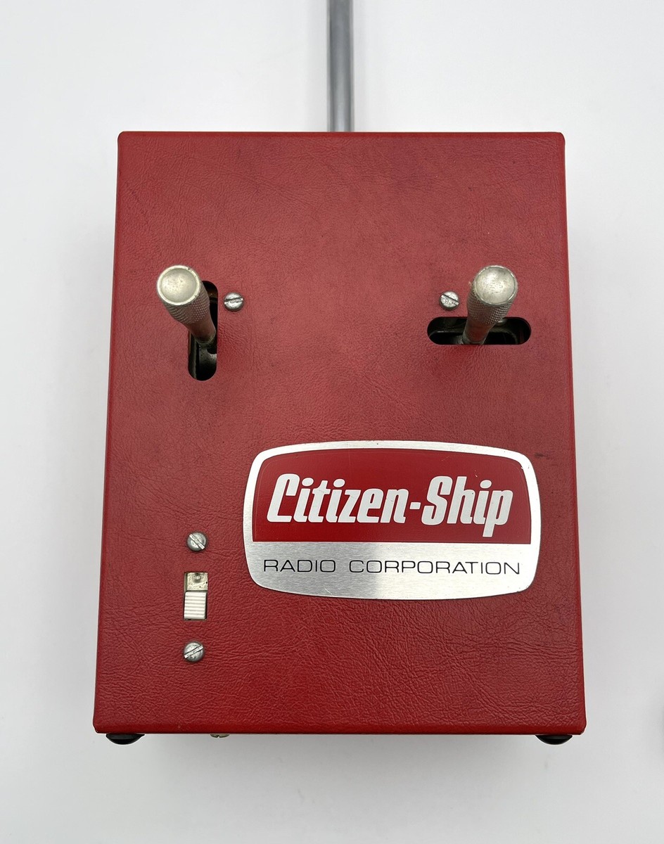 Vintage Citizen-Ship Radio Corp Transmitter 26.995 Mhz W