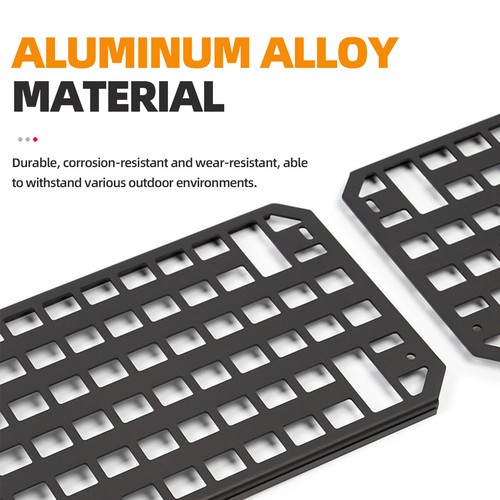 NEW 2Pcs Front Trunk Molle Panels Aluminum Alloy For Tesla Cybertruck 2024 2025 - Picture 5 of 9