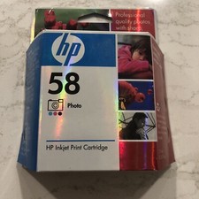 HP 58 Photo Inkjet Print Cartridge Original Official Genuine Expired