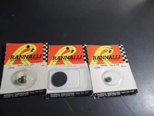LOT OF 3 Rannalli slot car parts NOS  spur gear, 15 pinion & fail safe hub lock