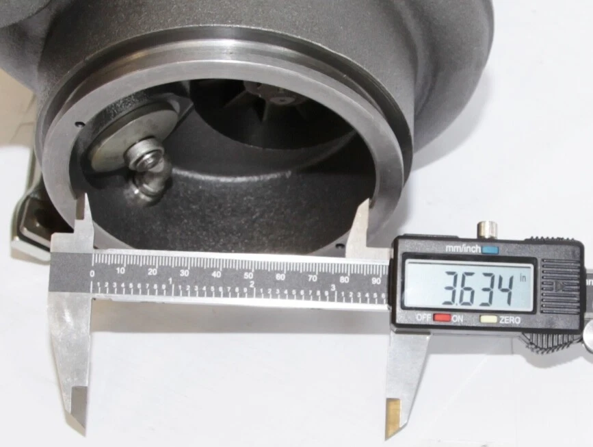 RUEDA BILLET HY35W 4035044 Turbo se adapta 03-07 Dodge Ram 2500/3500 Cummins T3 Foto 4 de 4