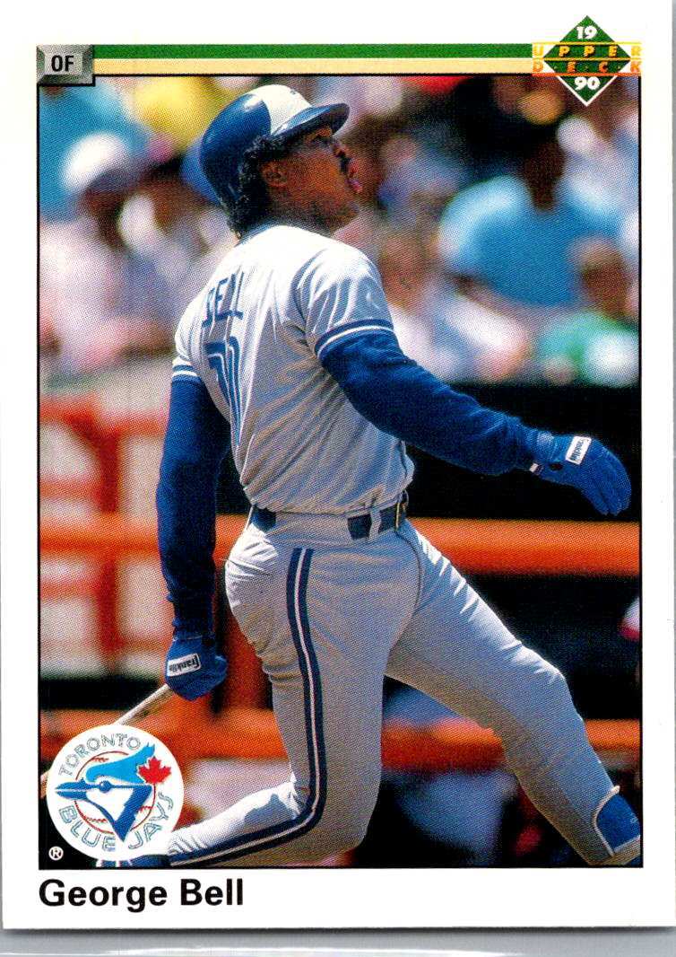 George Bell #127a 1990 Upper Deck Toronto Blue Jays
