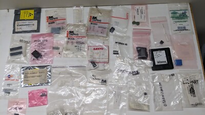 Electronic Repair Shop 5 lb Lot: IC Chips, Resistors, Capacitors, Transistors